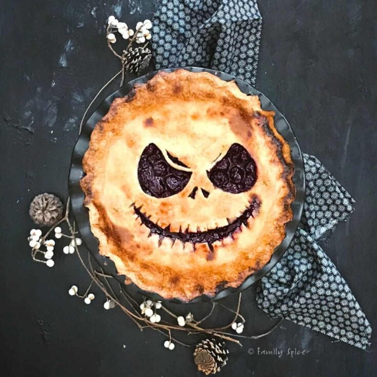 Jack Skellington pie