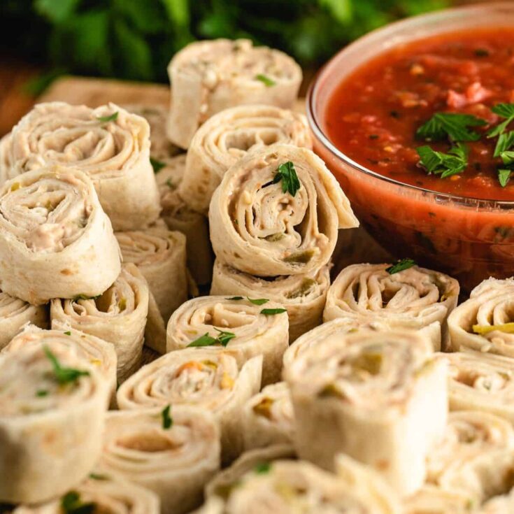 Mexican burrito roll ups