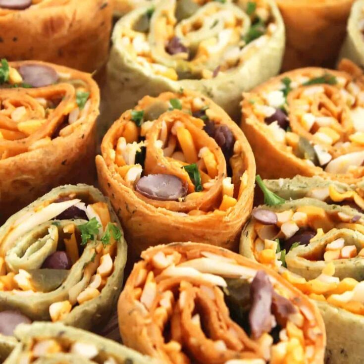 Mexican tortilla rolls made after reading these Pinwheel appetizers
