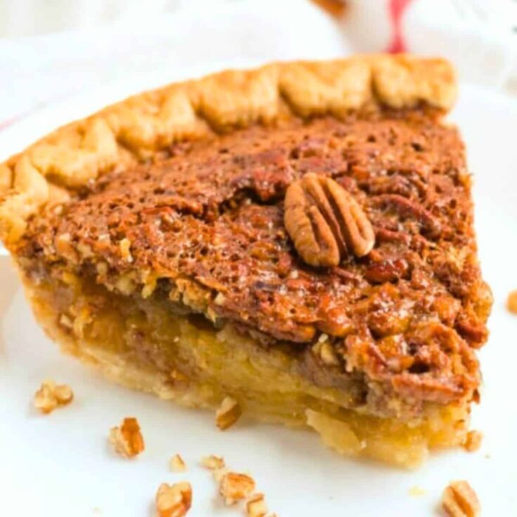 A slice of pecan pie&nbsp;