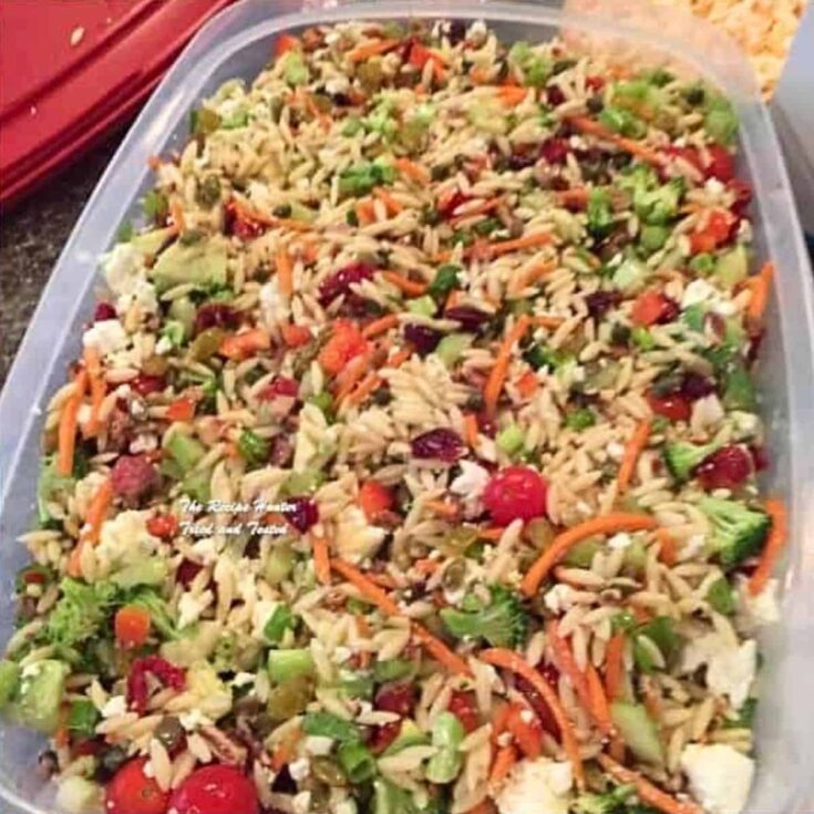 Potluck rice noodle salad
