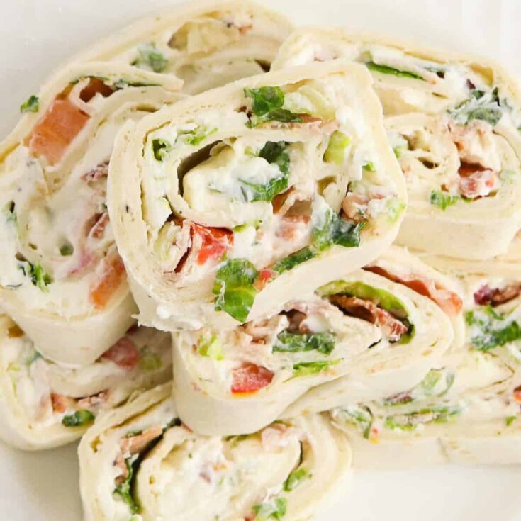 Ranch BLT rolls made after reading these Pinwheel appetizers