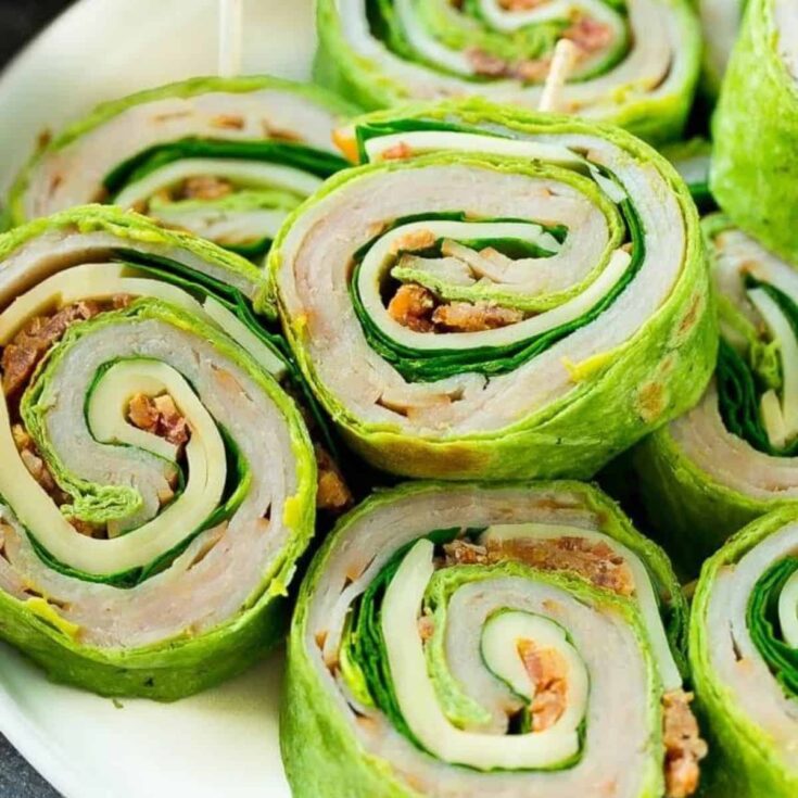 Turkey roll ups made after reading these Pinwheel appetizers