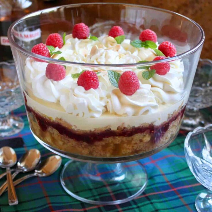 Typsy laird Authentic Scottish Christmas trifle