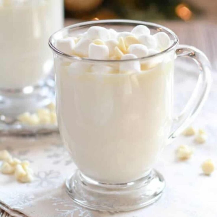 White hot chocolate