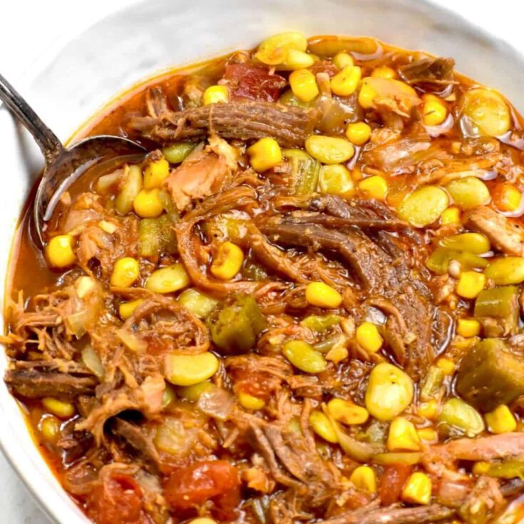 A bowl of Brunswick stew