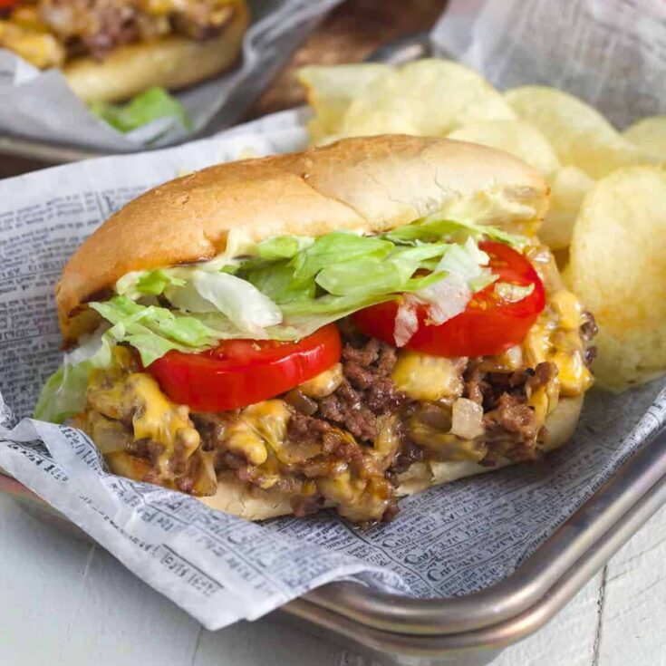 Chopped cheese sandwich made after reading these super sandwich recipes