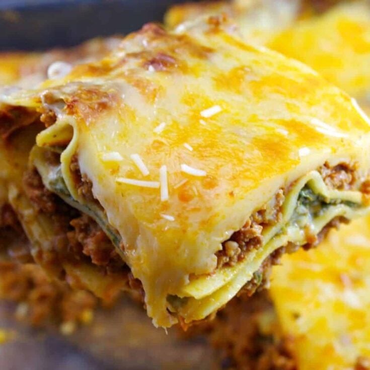 Homemade lasagna made after reading these 80s nostalgia food