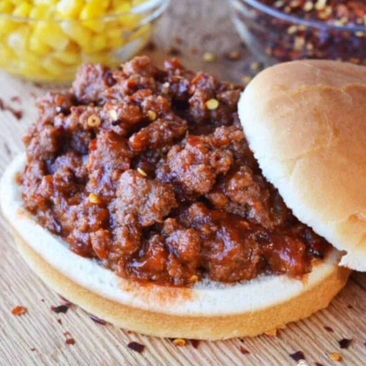 Three ingredient Sloppy Joes made after reading these 80s nostalgia food
