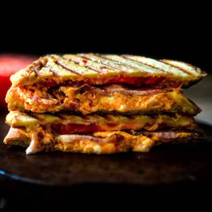 Grilled pimento cheese sandwich