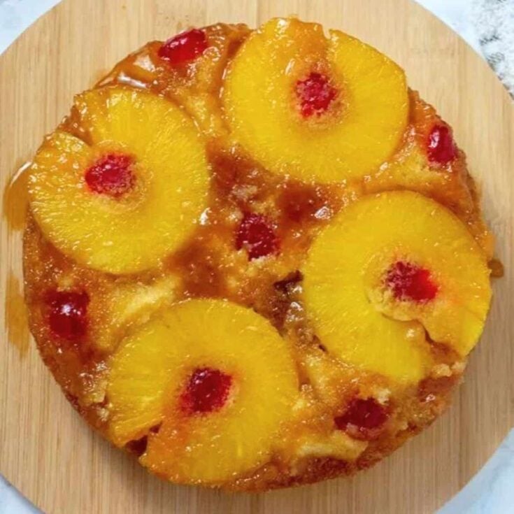 Pineapple upside down cake