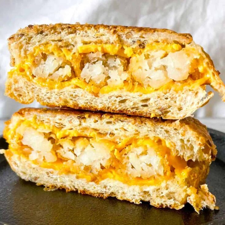 Tater tot Grilled cheese sandwich