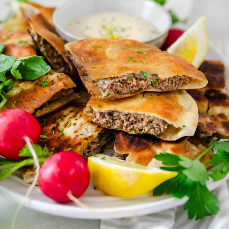 Arayes meat stuffed pitas made after reading these summer dinner ideas