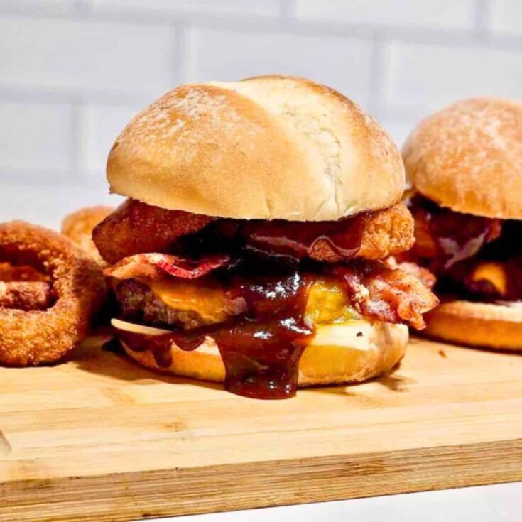 BBQ bacon cheeseburger