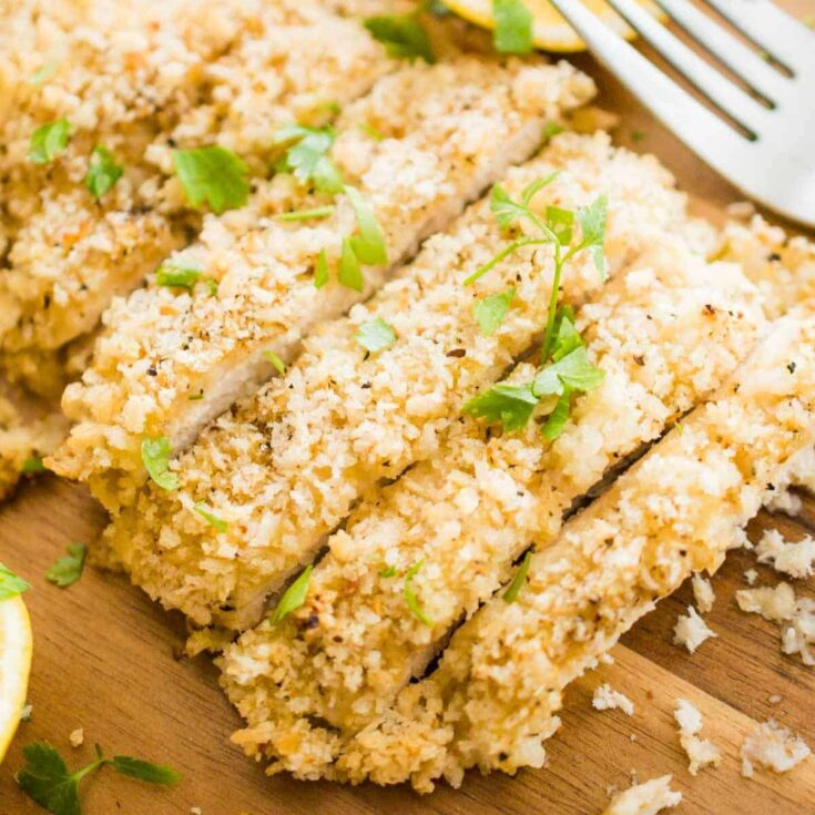 Baked lemon pepper chicken breast made after reading these easy summer dinners