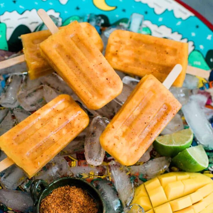 Chili mango paletas