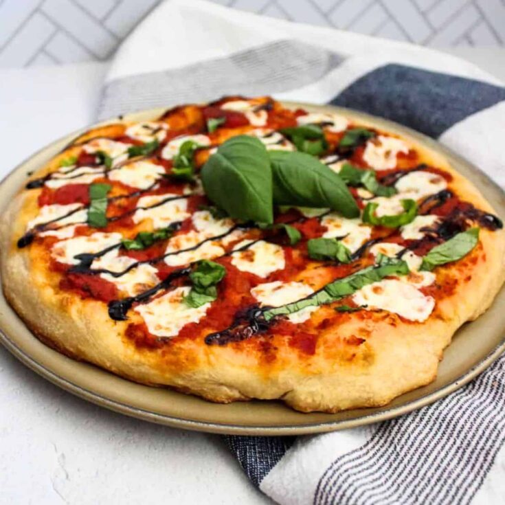 Easy bruschetta pizza