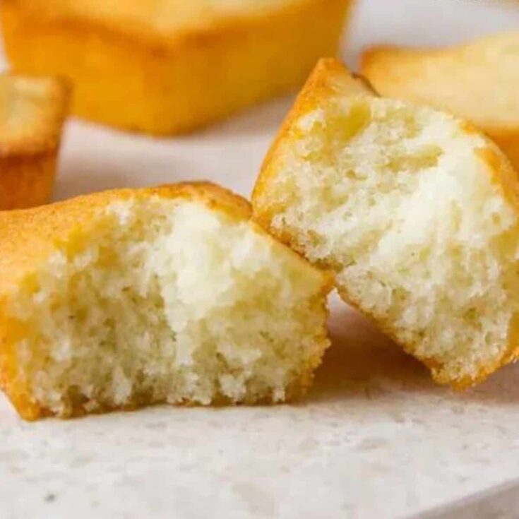 Financiers French almond cakes