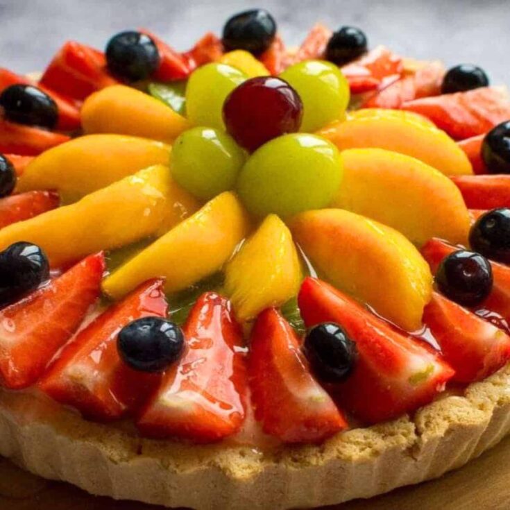 French fruit tart