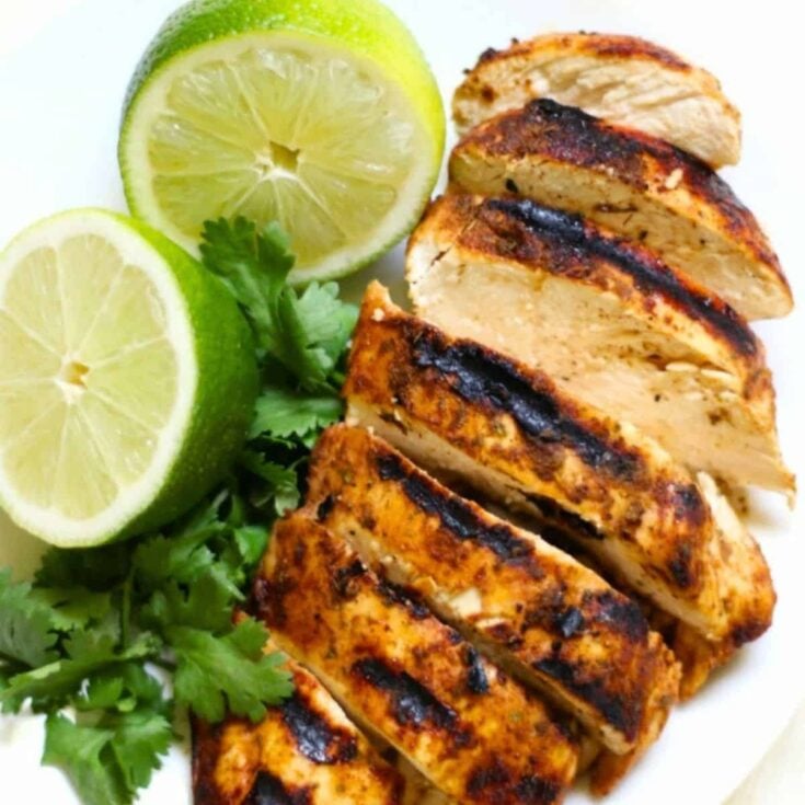 Grilled chili lime chicken made after reading these summer dinner ideas