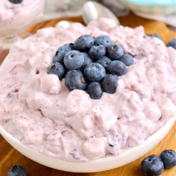 Blueberry fluff salad