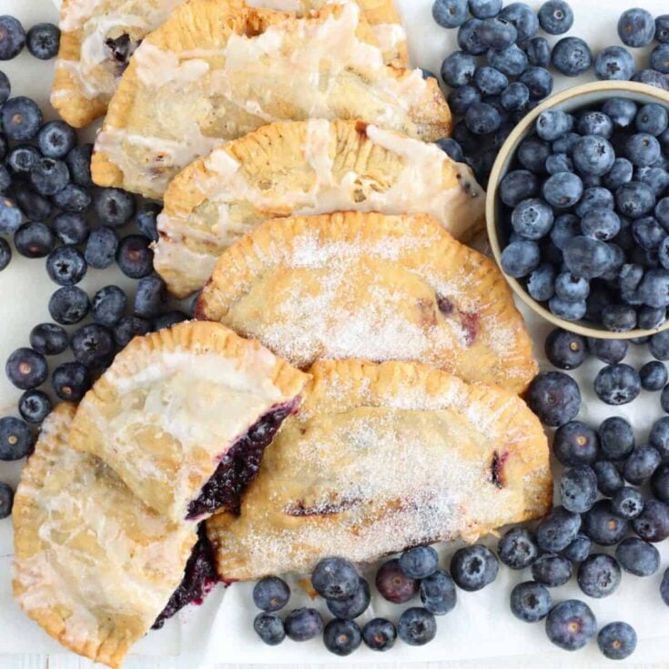 Blueberry hand pies