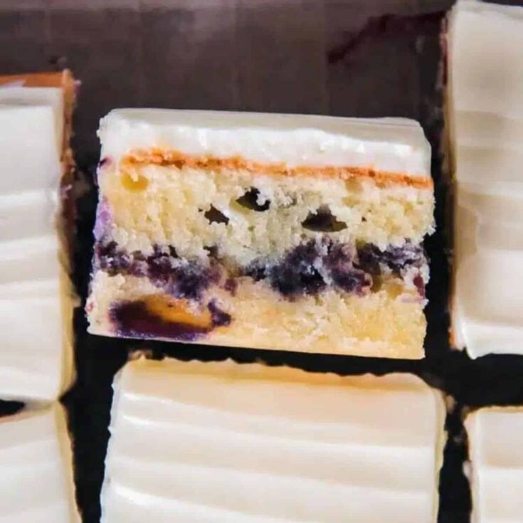 Blueberry sheet cake