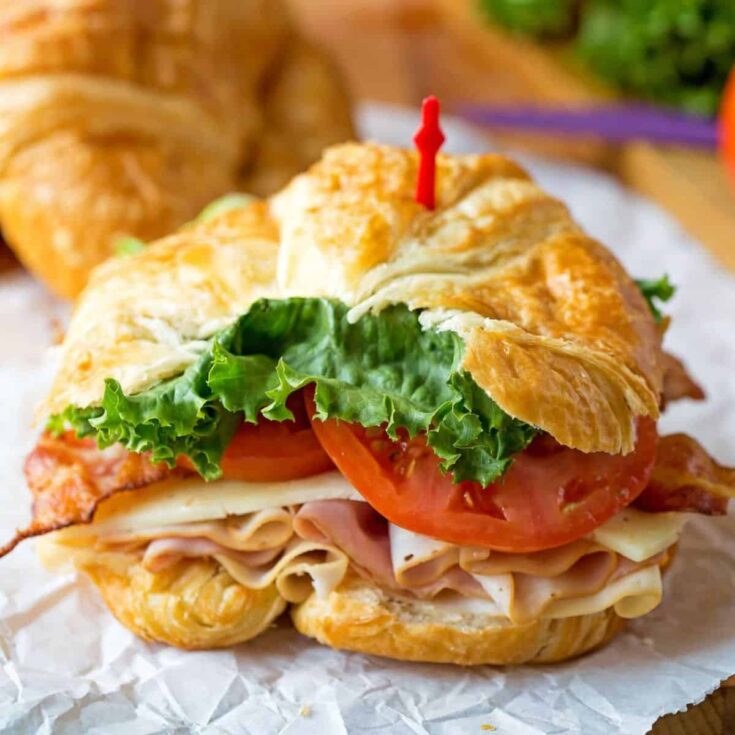 California club croissant made after reading these Picnic sandwiches
