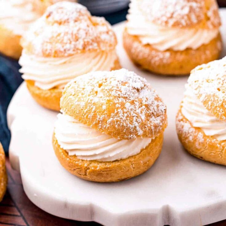 Cream puffs made after reading these fancy dessert recipes