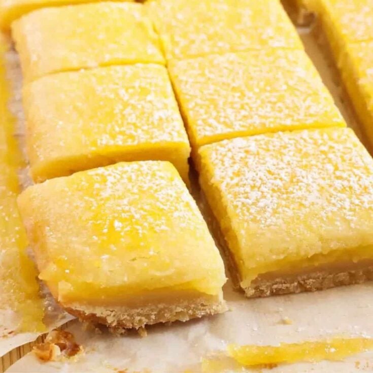 Easy lemon bars dessert