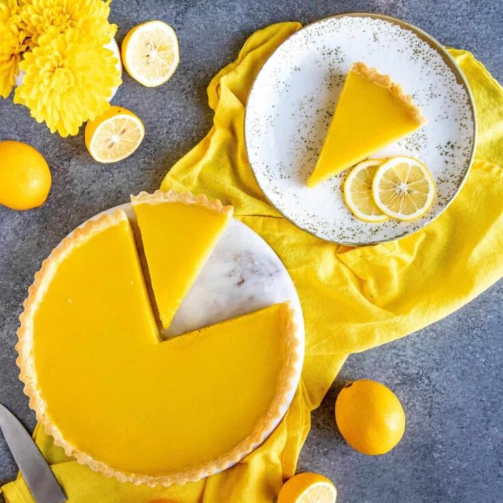 Meyer lemon tart