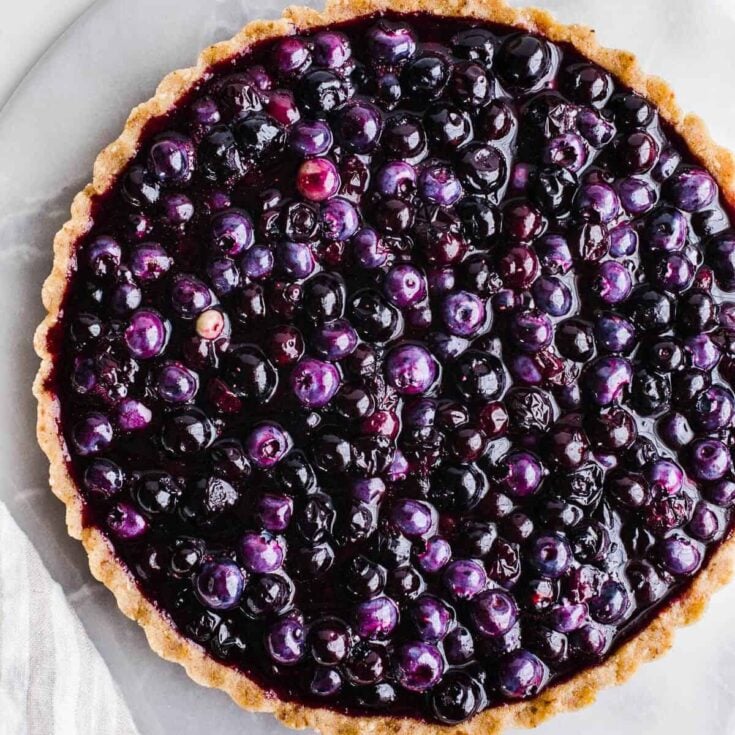 No-bake blueberry pie