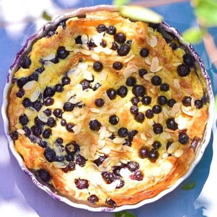 Souffra with blueberries made after reading these blueberry recipes
