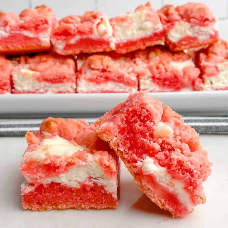 Strawberry cheesecake brownies