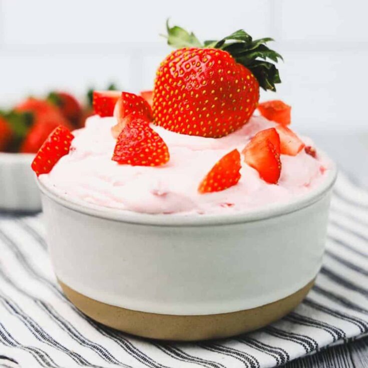 Strawberry dip made after reading these strawberry desserts