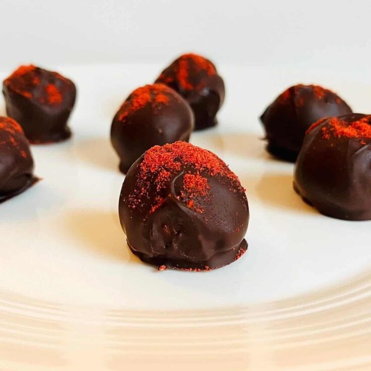 Strawberry truffles