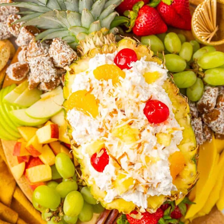 Pina colada fruit pool party snacks