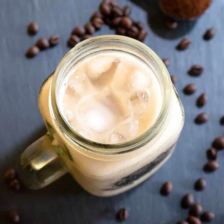 Vanilla iced coffee