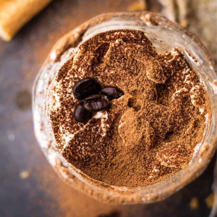 Mini tiramisu cups