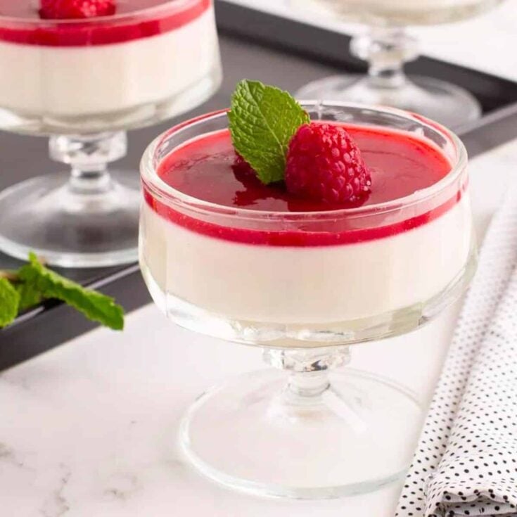 Panna cotta fancy desserts