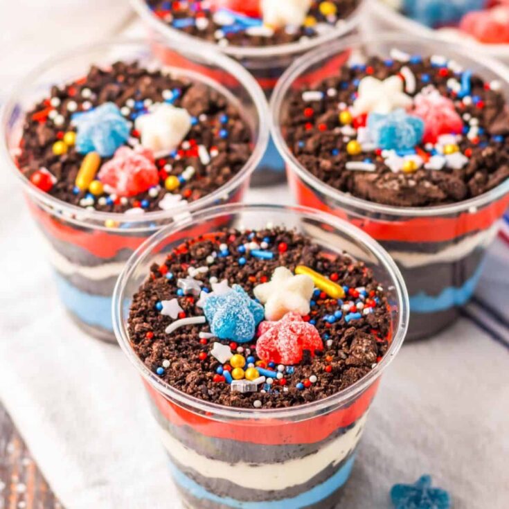 Quick and easy dirt cups