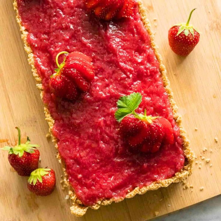 Rhubarb tart