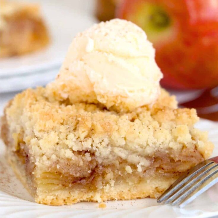 Apple kuchen bars made after reading these fall baking ideas