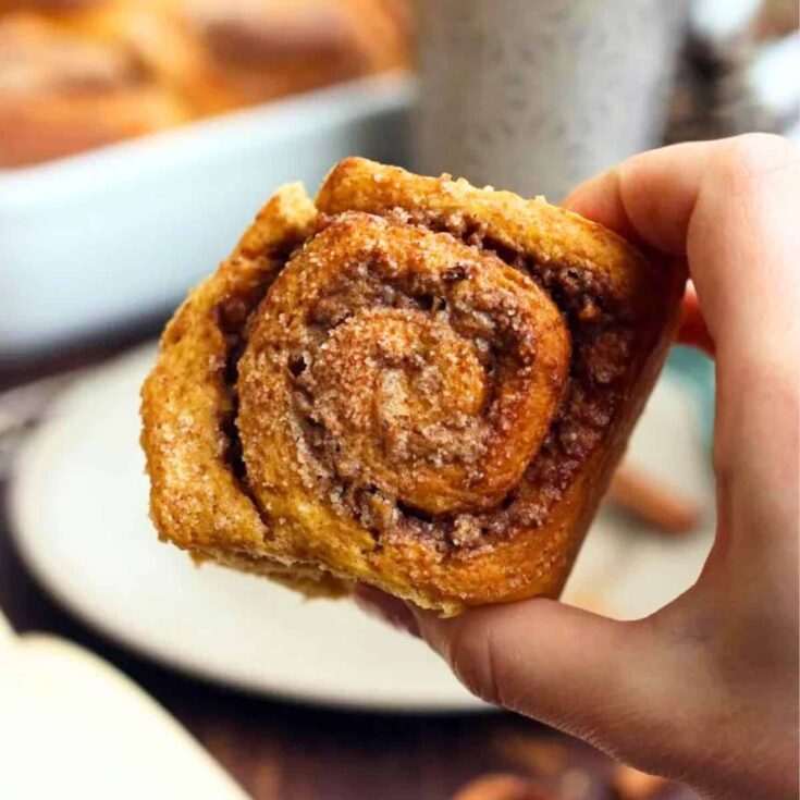 Cinnamon sweet potato roll