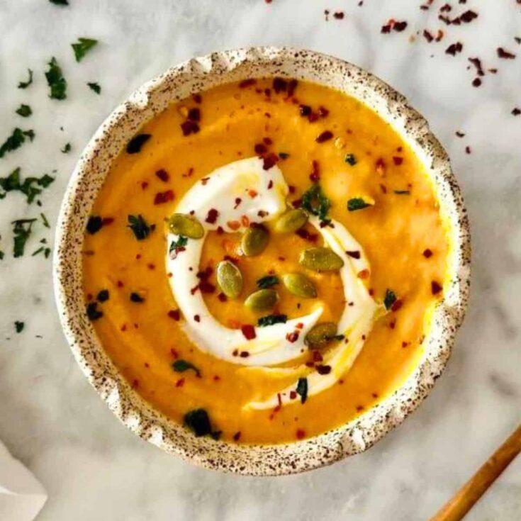 Copycat Panera autumn squash soup