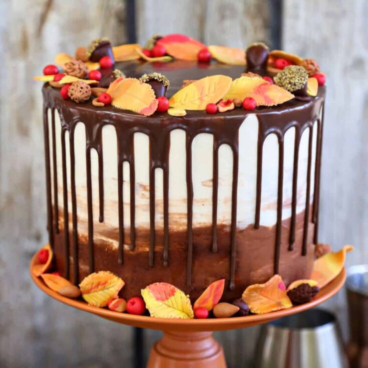Festive fall layer cake