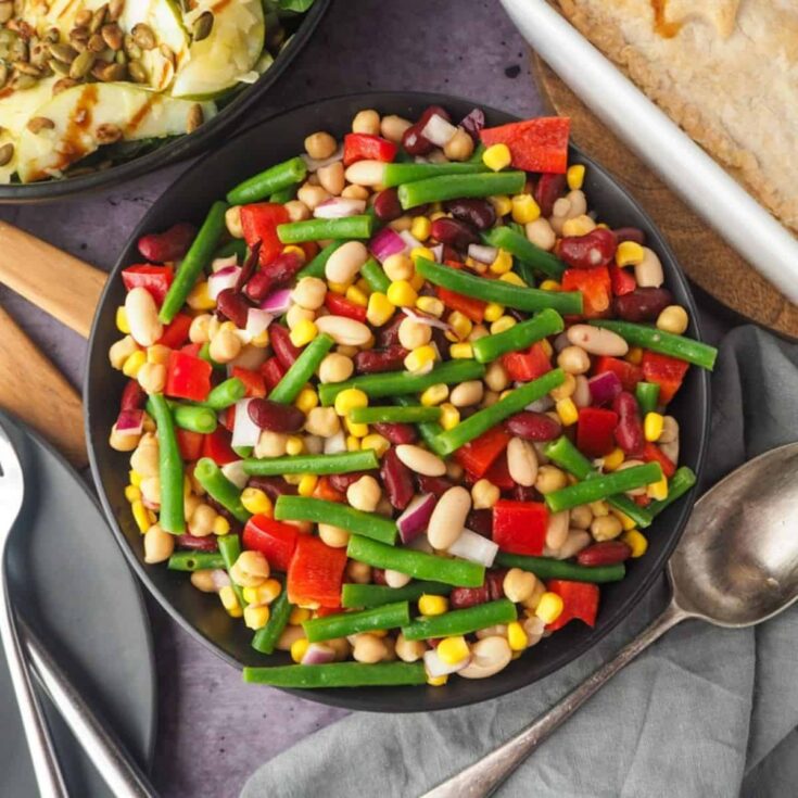 Four bean salad for parties