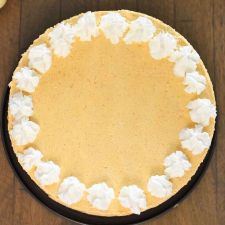 No-bake pumpkin cheesecake dessert