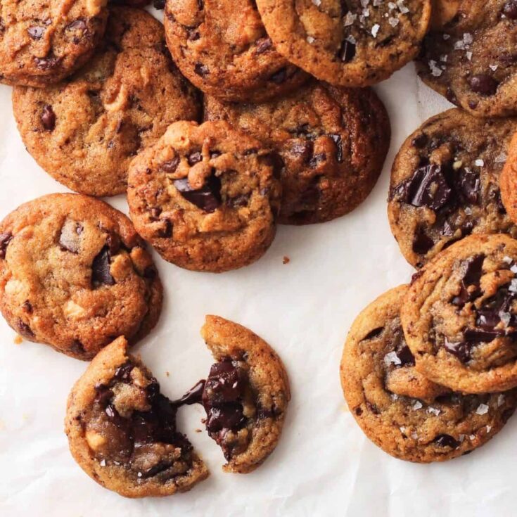 Peanut butter chocolate chunk cookies