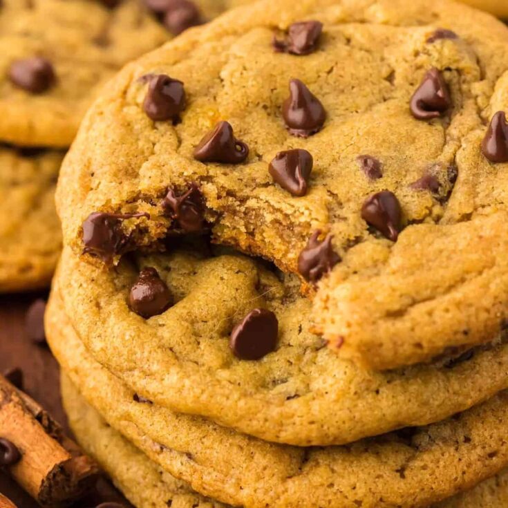 Pumpkin chocolate chip cookies